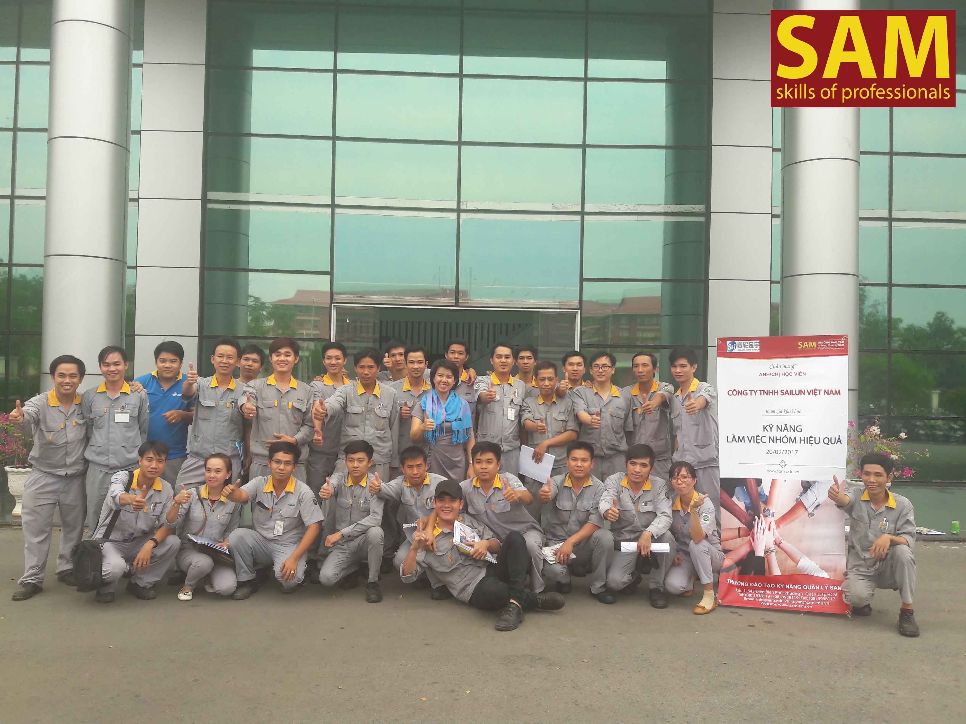Tổng kết lớp Kỹ năng làm việc nhóm tại công ty SAILUN Vietnam