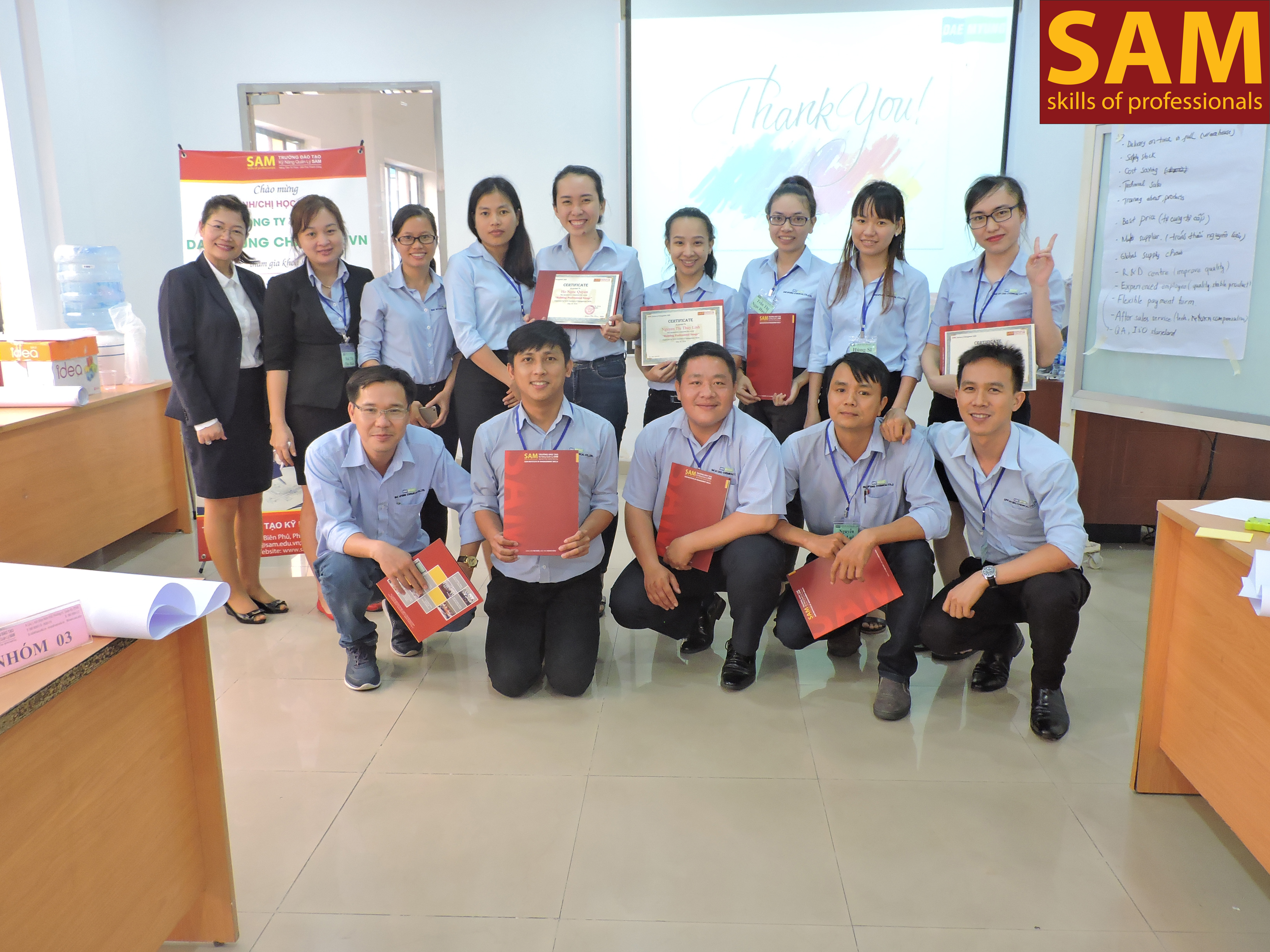Chương Trình Đào Tạo "Xây dựng hình ảnh chuyên nghiệp" - Công ty TNHH Dae Myung Chemical Vietnam