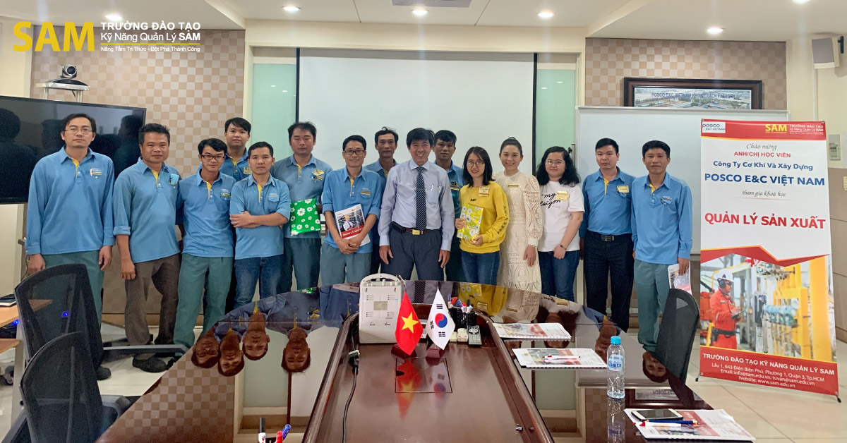 Ba chương trình đào tạo diễn ra thành công tại Công ty TNHH POSCO Việt Nam