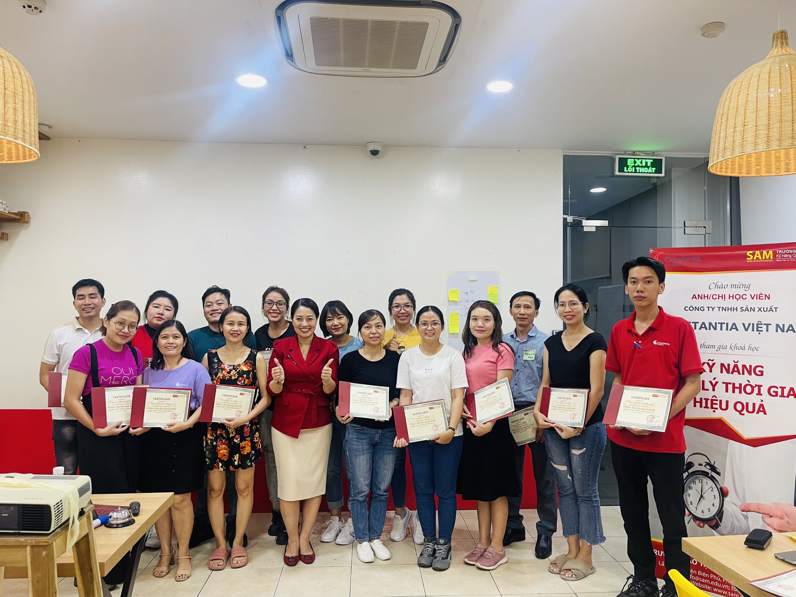 Chương trình đào tạo: "Kỹ năng quản lý thời gian hiệu quả" tại Công ty TNHH Sản Xuất Constantia Việt Nam