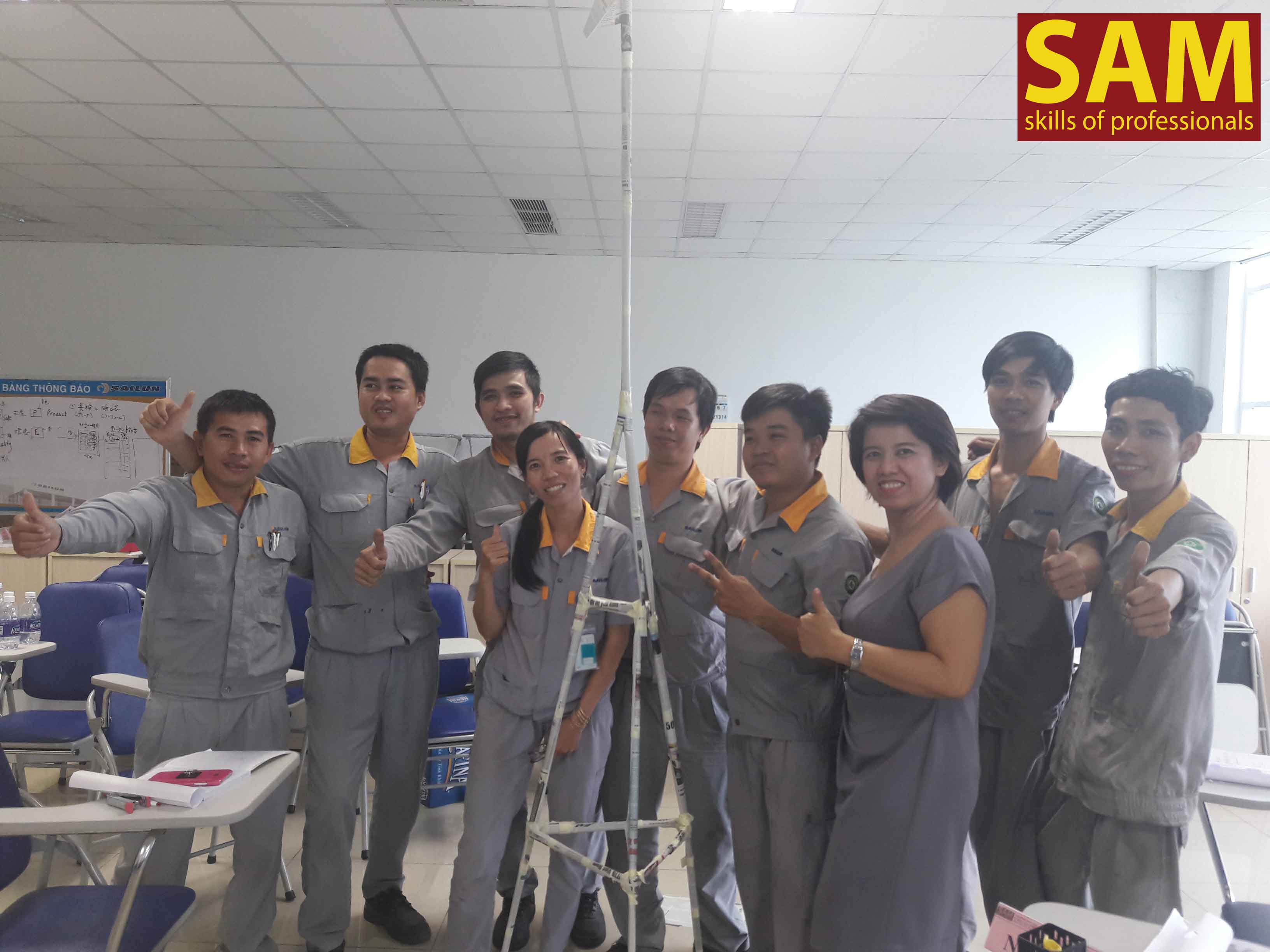 Khóa học Kĩ năng làm việc nhóm tại Công ty Sailun