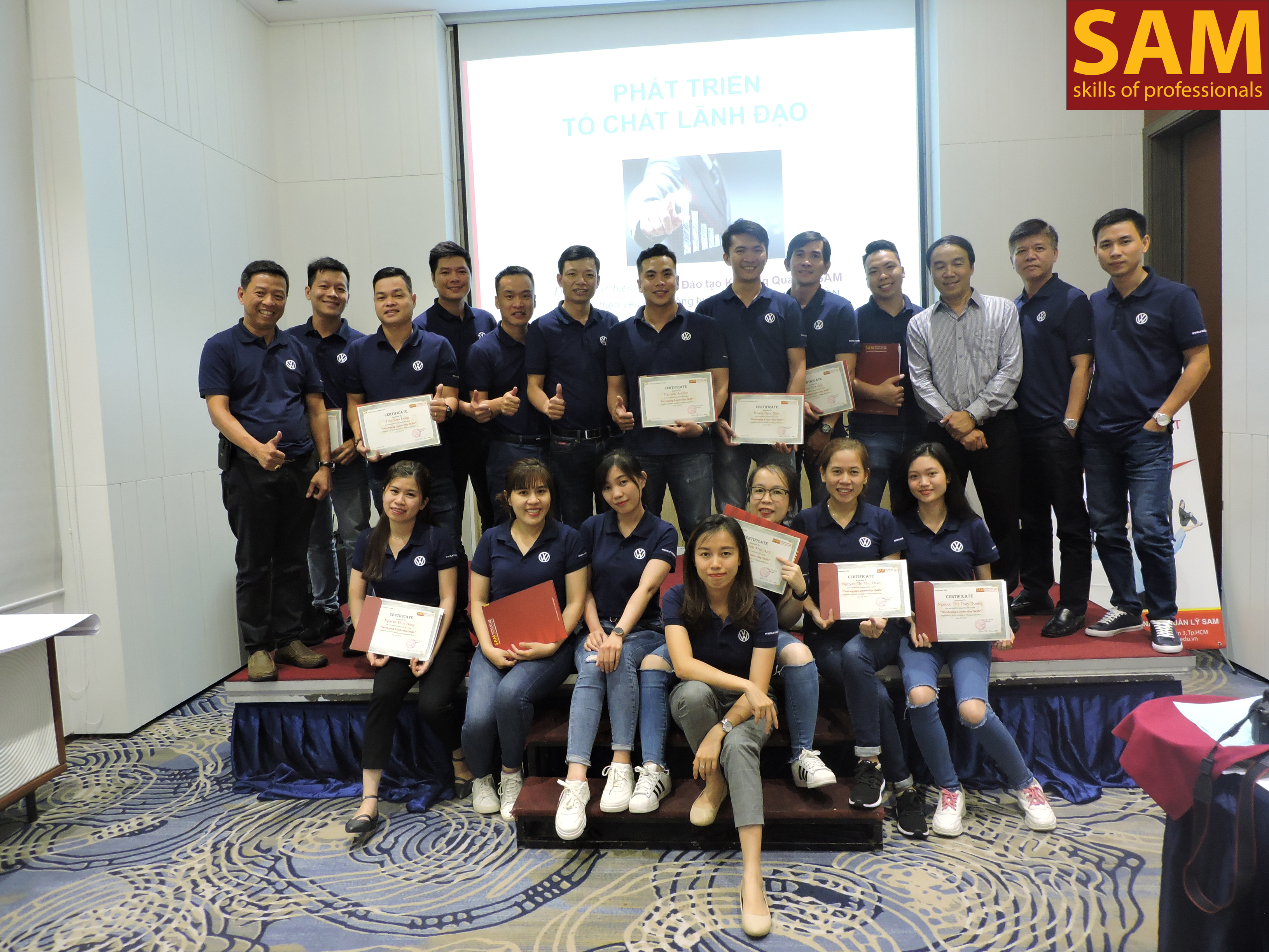 Khóa Đào Tạo "PHÁT TRIỂN TỐ CHẤT LÃNH ĐẠO" - CÔNG TY TNHH Ô TÔ VW SÀI GÒN  Ngày 20/07/2019