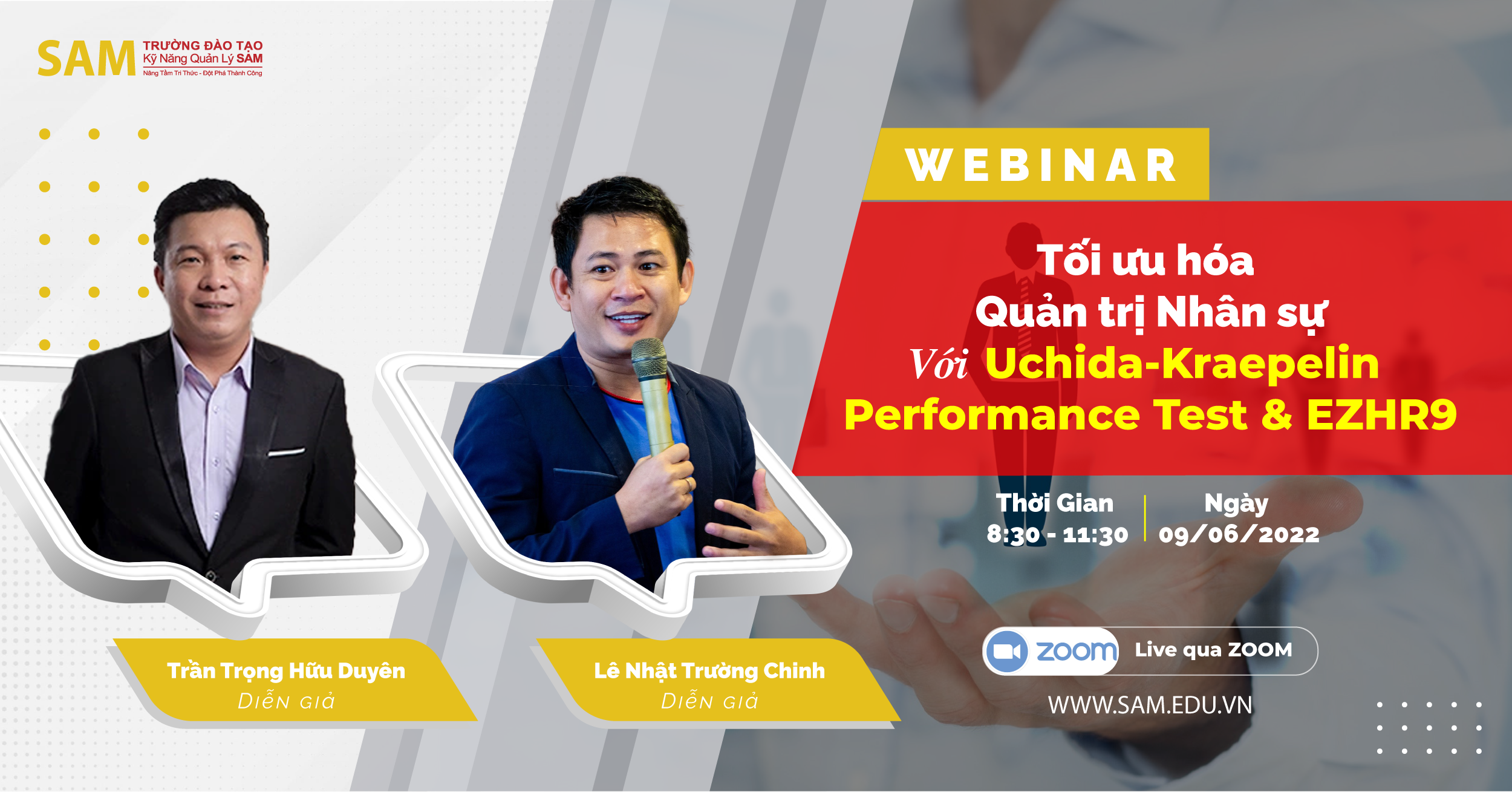 Webinar : “Tối ưu hóa Quản trị Nhân sự với Uchida-Kraepelin Performance Test & EZHR9”