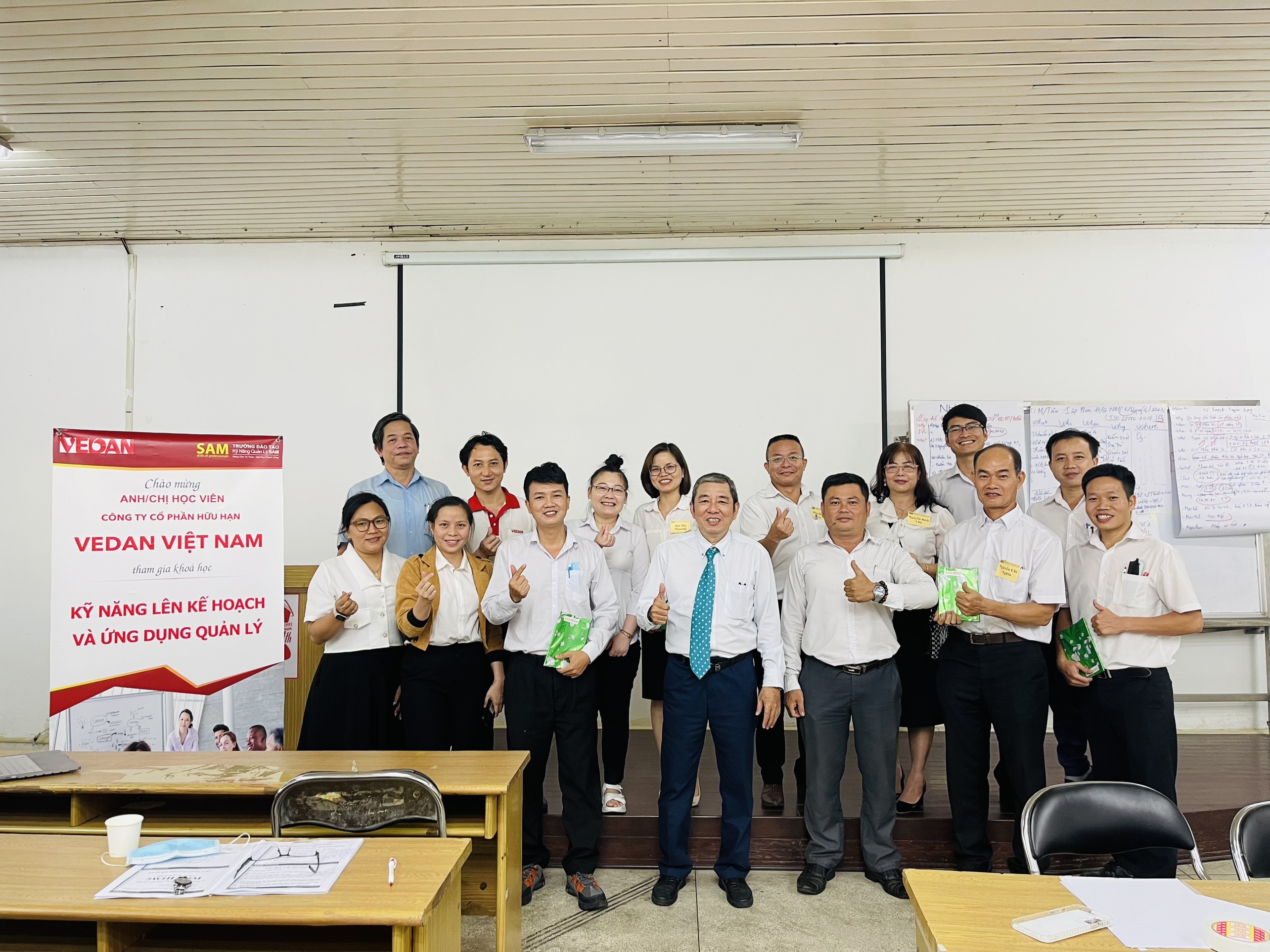 "Kỹ năng lên kế hoạch và ứng dụng quản lý" được tổ chức tại Công ty cồ phần hữu hạn Vedan Việt Nam